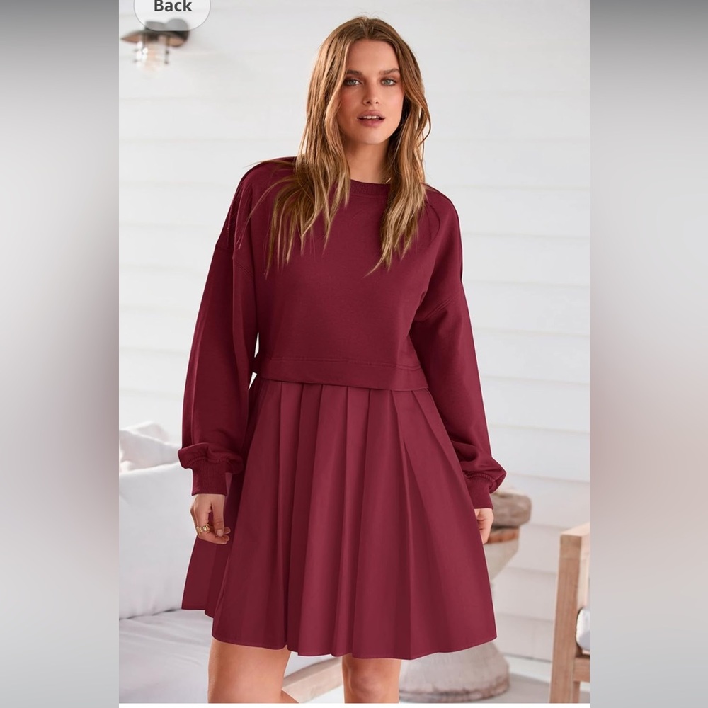 Pretty garden nwt sweatshirt dress